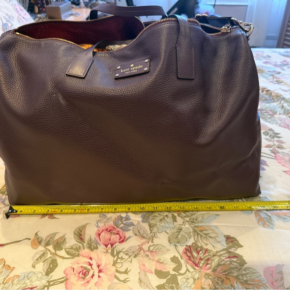 Kate Spade Dark Brown Men's Duffel Bag - Picture 13 of 14